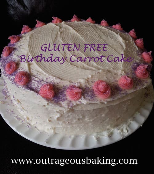 gluten free carrot cake