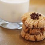 sugar coated cookies with chocolate chips