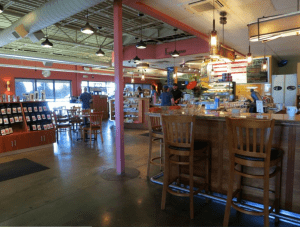 Interior of the Pearl Street flagship store