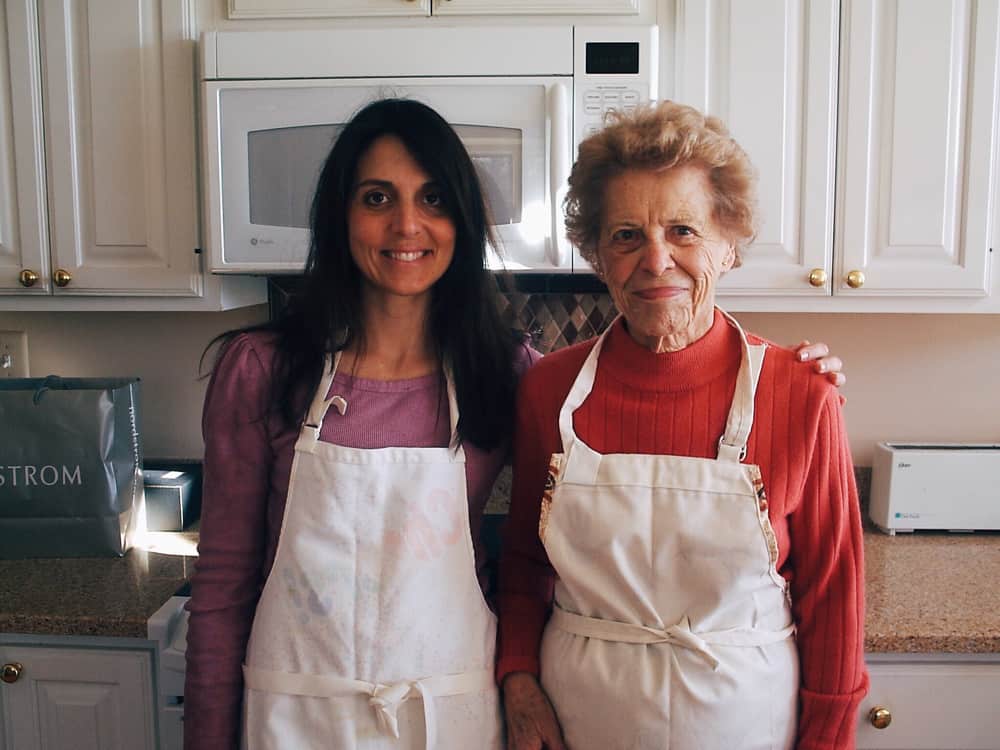 Pamela with Aunt Kay